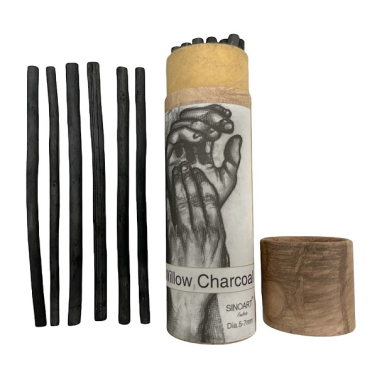 Kit Carvao Willow Charcoal c/25 T0162 Sinoart